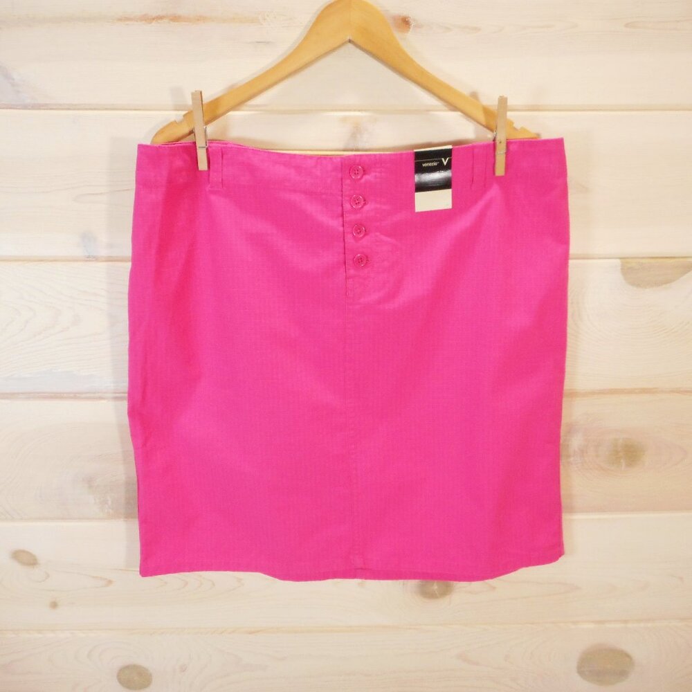 Venezia Women's size 16 Skirt Vintage NWT Short Business Career Bright Pink